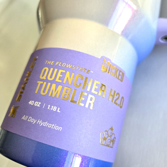 Stanley Wicked Glinda For Good 40oz Stainless Steel Flowstate Quencher Tumbler - Picture 5 of 7